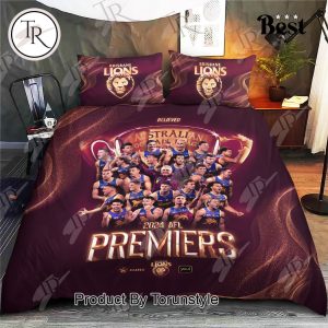 Brisbane Lions 2024 AFL Premiers Bedding Set