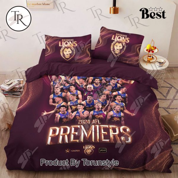 Brisbane Lions 2024 AFL Premiers Bedding Set