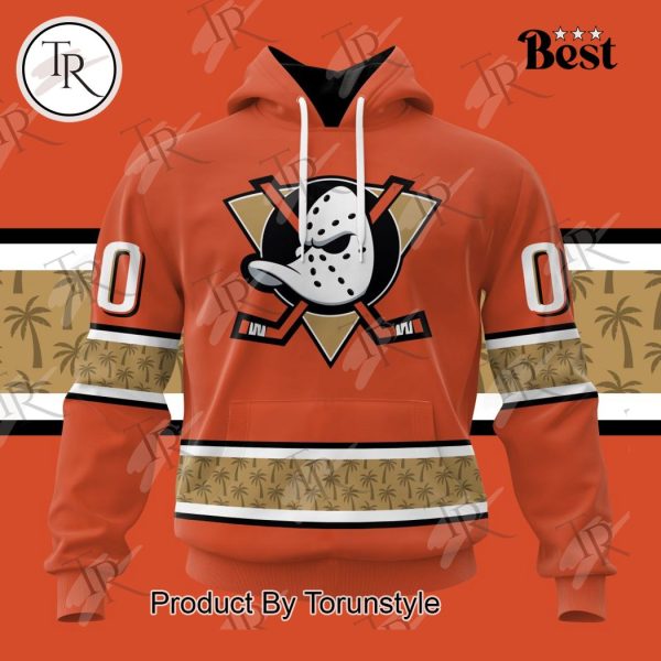 NHL Anaheim Ducks Special Colour Rush Design Hoodie