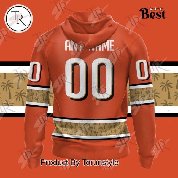 NHL Anaheim Ducks Special Colour Rush Design Hoodie