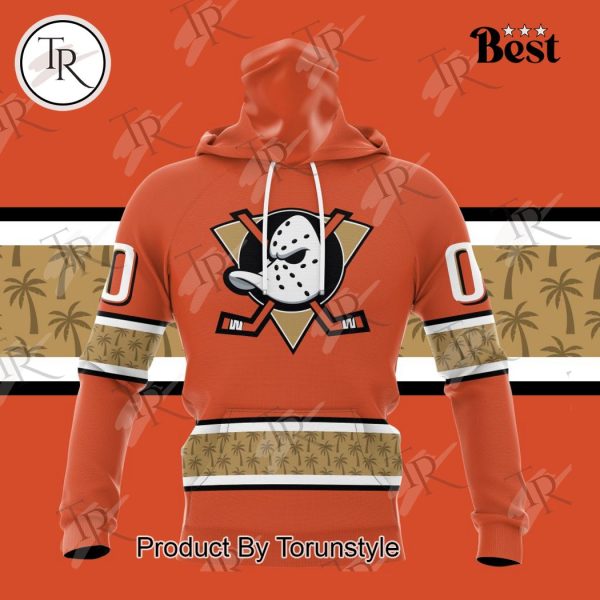 NHL Anaheim Ducks Special Colour Rush Design Hoodie