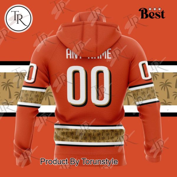 NHL Anaheim Ducks Special Colour Rush Design Hoodie