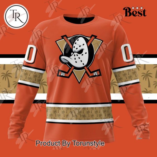 NHL Anaheim Ducks Special Colour Rush Design Hoodie