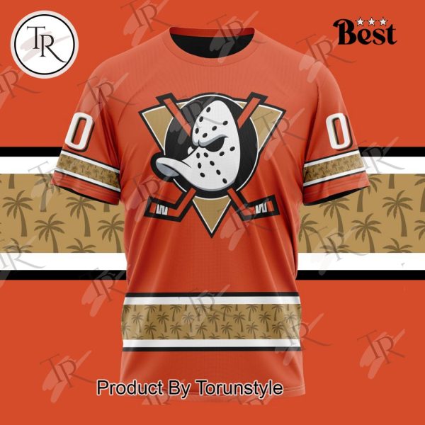 NHL Anaheim Ducks Special Colour Rush Design Hoodie