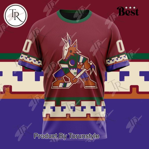 NHL Arizona Coyotes Special Colour Rush Design Hoodie