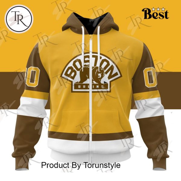 NHL Boston Bruins Special Colour Rush Design Hoodie