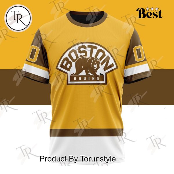 NHL Boston Bruins Special Colour Rush Design Hoodie