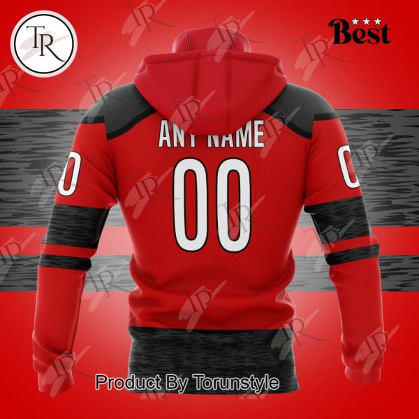 NHL Carolina Hurricanes Special Colour Rush Design Hoodie