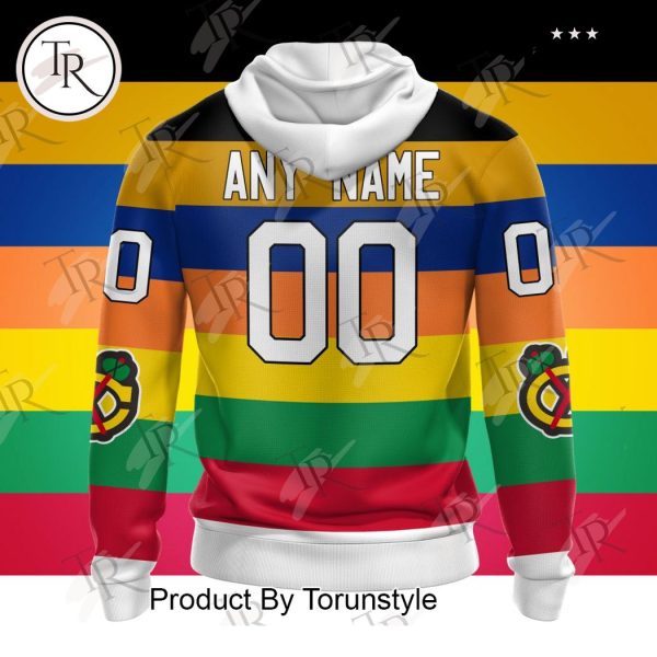 NHL Chicago Blackhawks Special Colour Rush Design Hoodie