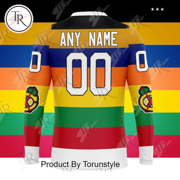 NHL Chicago Blackhawks Special Colour Rush Design Hoodie