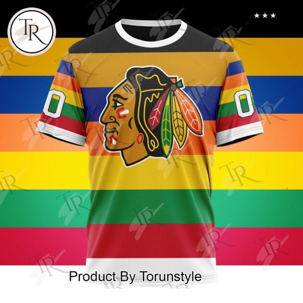 NHL Chicago Blackhawks Special Colour Rush Design Hoodie