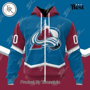 NHL Colorado Avalanche Special Colour Rush Design Hoodie