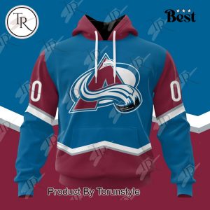 NHL Colorado Avalanche Special Colour Rush Design Hoodie