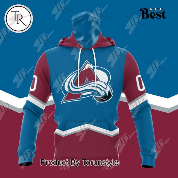 NHL Colorado Avalanche Special Colour Rush Design Hoodie