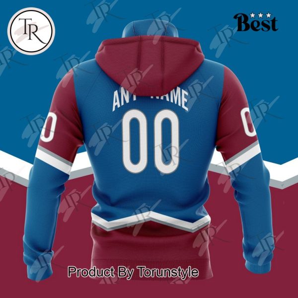 NHL Colorado Avalanche Special Colour Rush Design Hoodie