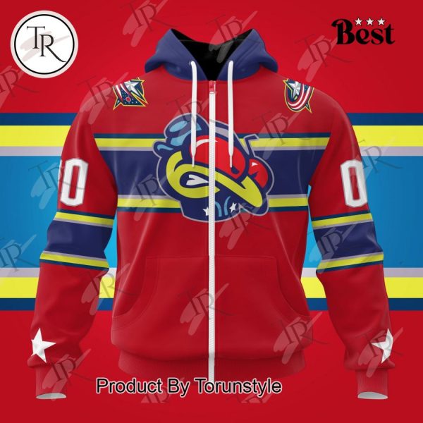 NHL Columbus Blue Jackets Special Colour Rush Design Hoodie