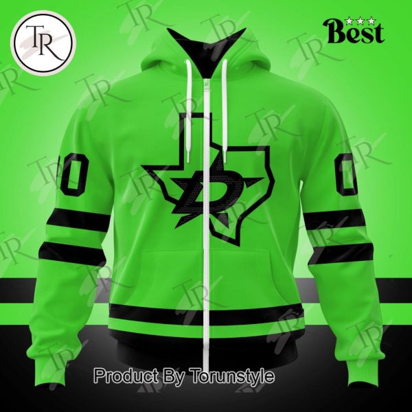 NHL Dallas Stars Special Colour Rush Design Hoodie