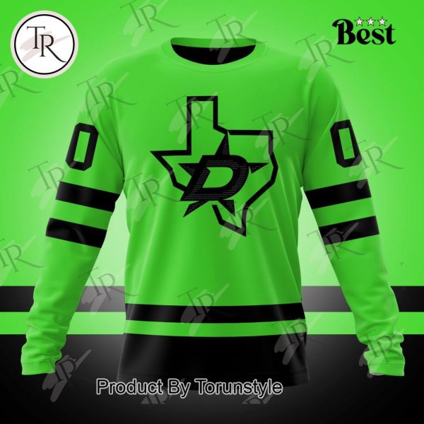 NHL Dallas Stars Special Colour Rush Design Hoodie