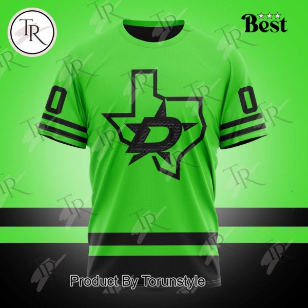 NHL Dallas Stars Special Colour Rush Design Hoodie