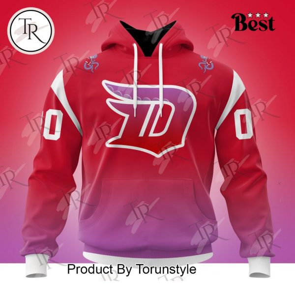 NHL Detroit Red Wings Special Colour Rush Design Hoodie