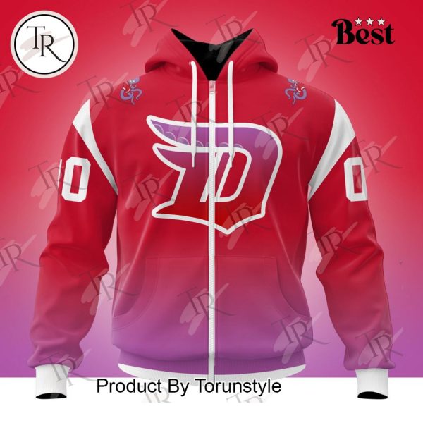 NHL Detroit Red Wings Special Colour Rush Design Hoodie