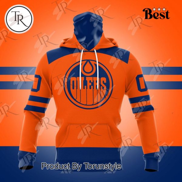 NHL Edmonton Oilers Special Colour Rush Design Hoodie