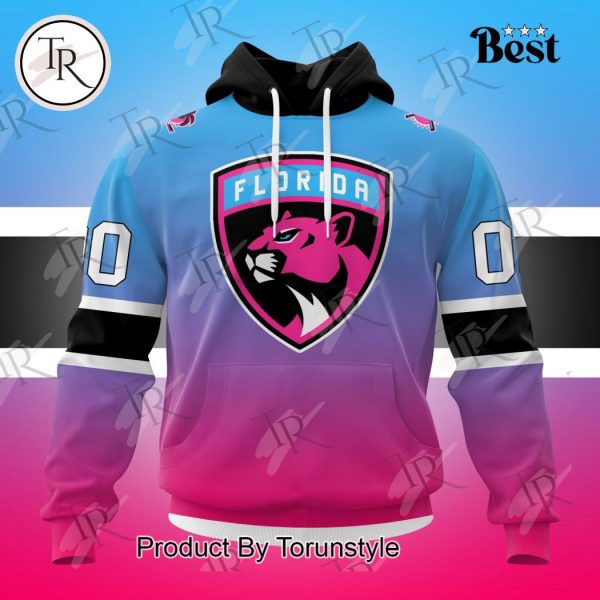 NHL Florida Panthers Special Colour Rush Design Hoodie