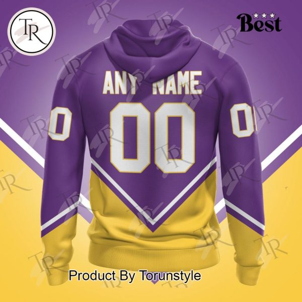 NHL Los Angeles Kings Special Colour Rush Design Hoodie