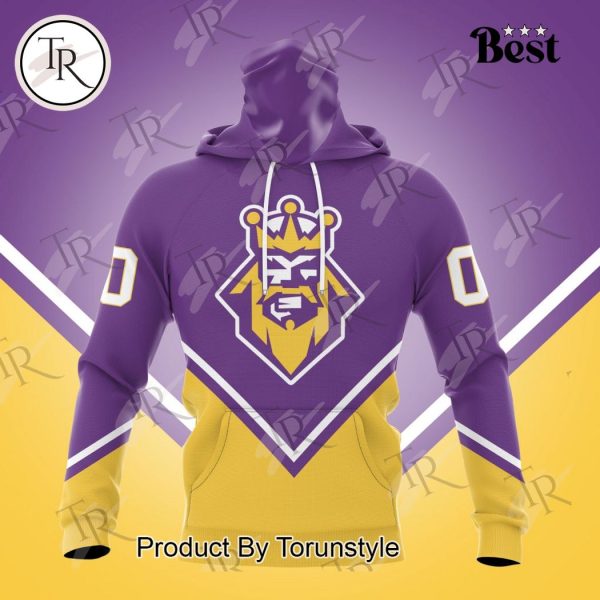 NHL Los Angeles Kings Special Colour Rush Design Hoodie