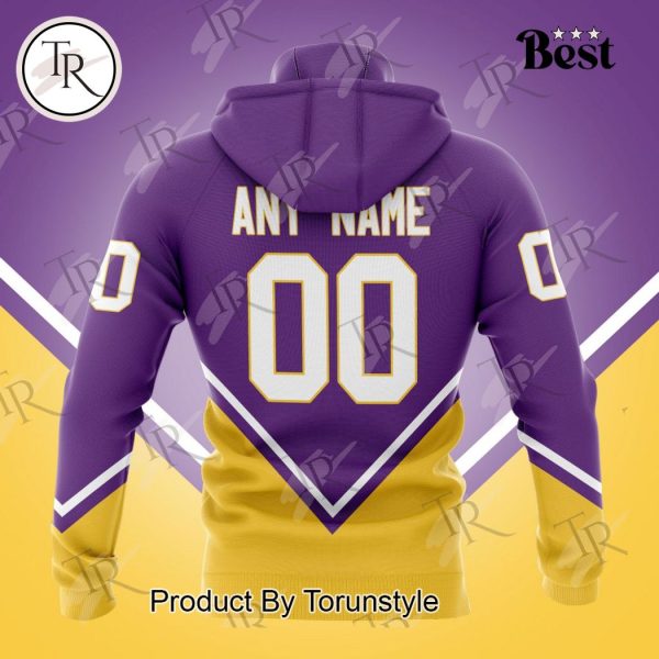 NHL Los Angeles Kings Special Colour Rush Design Hoodie