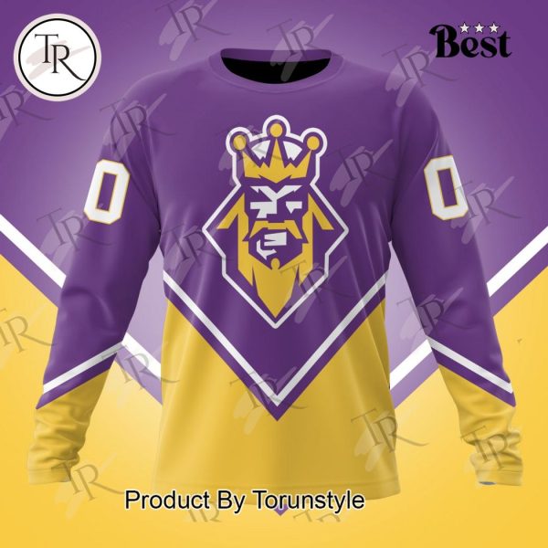 NHL Los Angeles Kings Special Colour Rush Design Hoodie