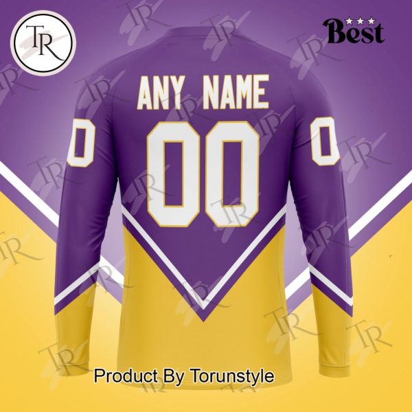 NHL Los Angeles Kings Special Colour Rush Design Hoodie