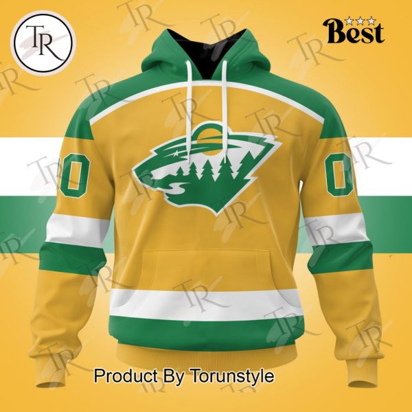 NHL Minnesota Wild Special Colour Rush Design Hoodie