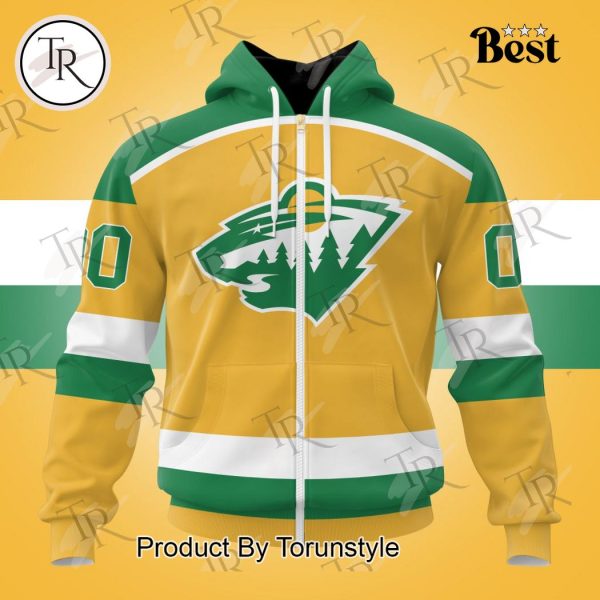 NHL Minnesota Wild Special Colour Rush Design Hoodie