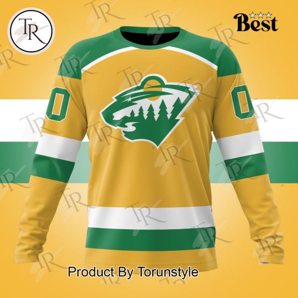 NHL Minnesota Wild Special Colour Rush Design Hoodie