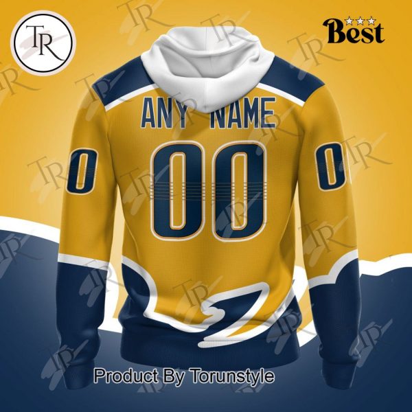 NHL Nashville Predators Special Colour Rush Design Hoodie