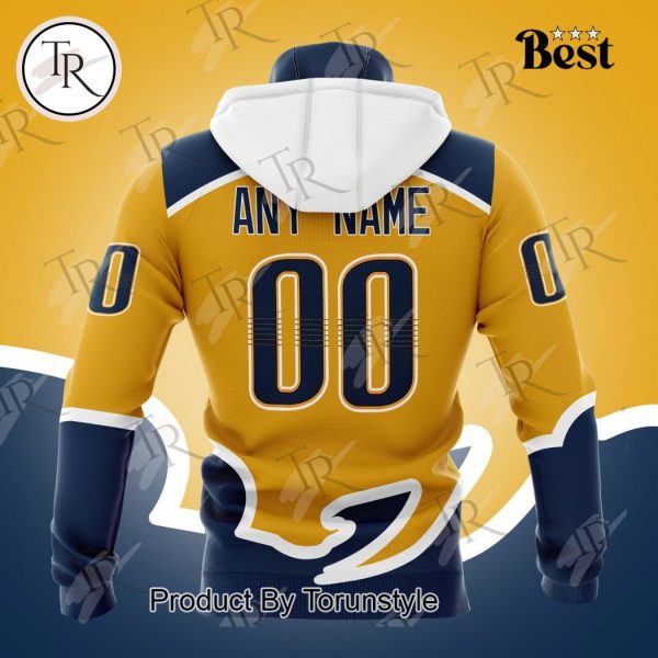 NHL Nashville Predators Special Colour Rush Design Hoodie