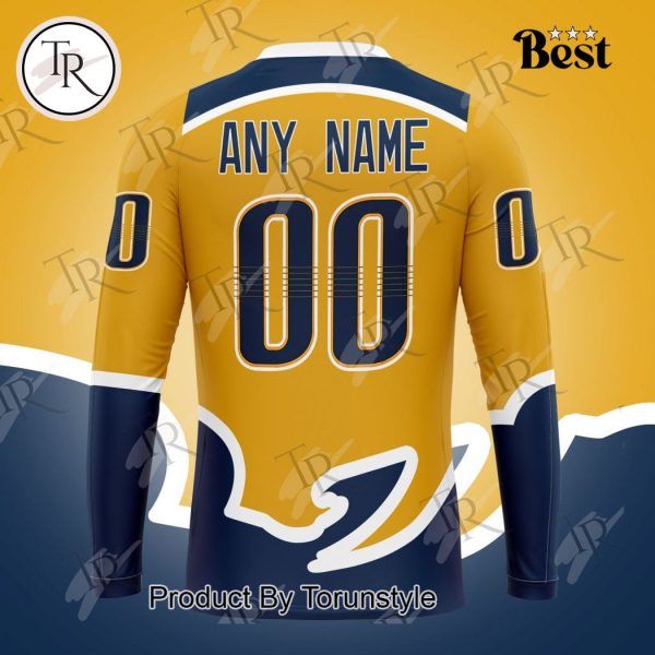 NHL Nashville Predators Special Colour Rush Design Hoodie