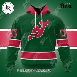 NHL New Jersey Devils Special Colour Rush Design Hoodie