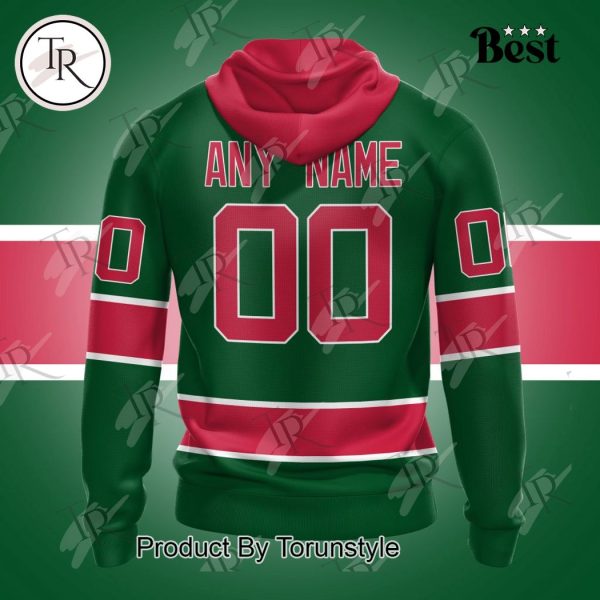 NHL New Jersey Devils Special Colour Rush Design Hoodie