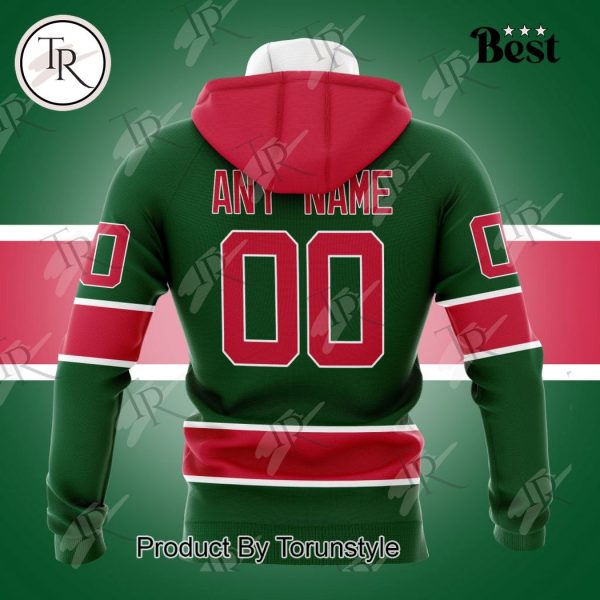 NHL New Jersey Devils Special Colour Rush Design Hoodie