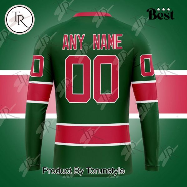 NHL New Jersey Devils Special Colour Rush Design Hoodie