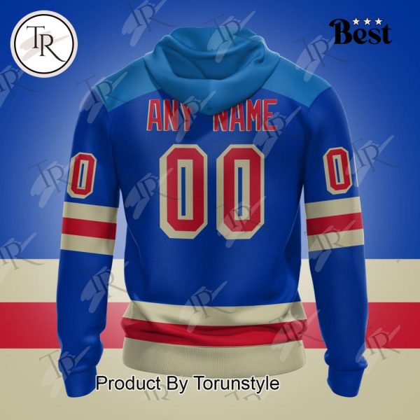 NHL New York Rangers Special Colour Rush Design Hoodie