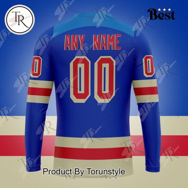 NHL New York Rangers Special Colour Rush Design Hoodie