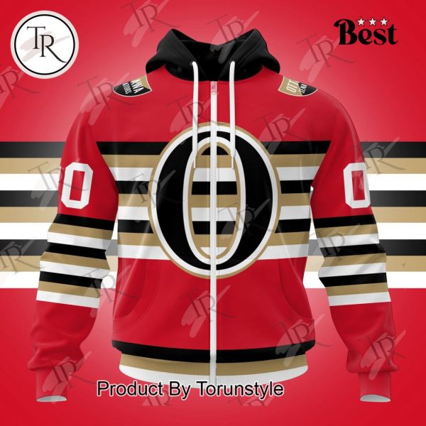 NHL Ottawa Senators Special Colour Rush Design Hoodie