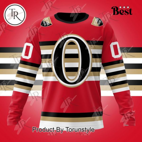 NHL Ottawa Senators Special Colour Rush Design Hoodie