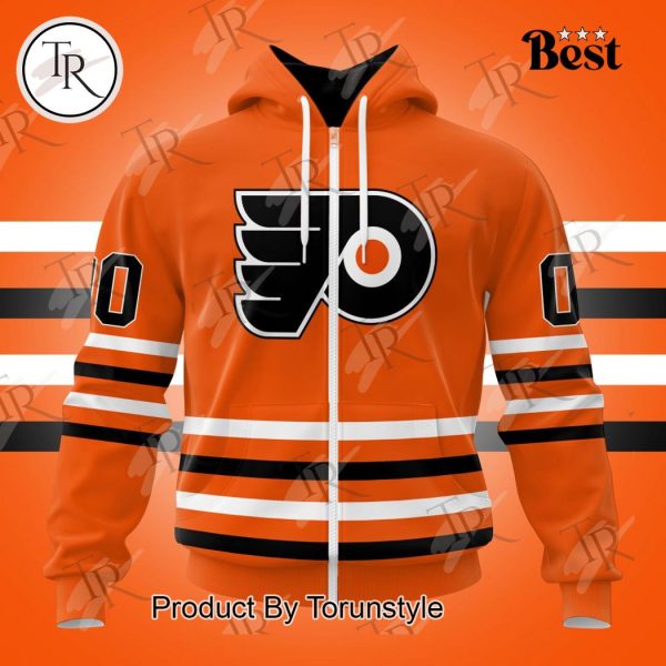 NHL Philadelphia Flyers Special Colour Rush Design Hoodie