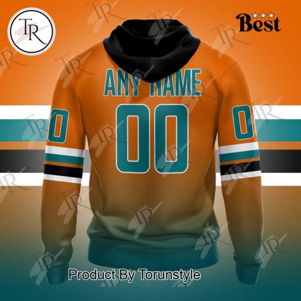 NHL San Jose Sharks Special Colour Rush Design Hoodie