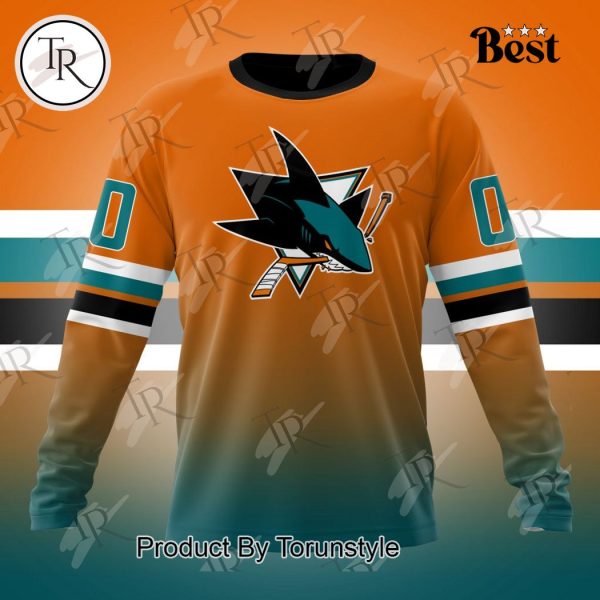 NHL San Jose Sharks Special Colour Rush Design Hoodie