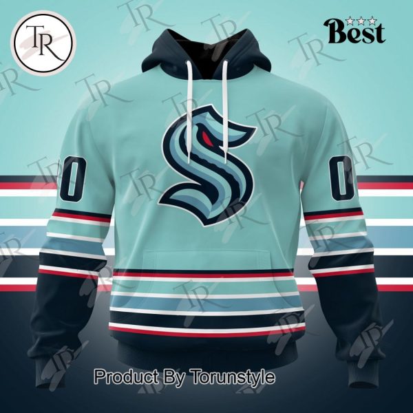 NHL Seattle Kraken Special Colour Rush Design Hoodie